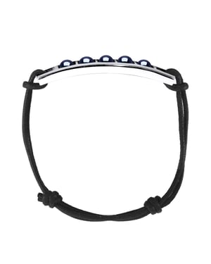 Armband Echte Süßwasserperlen Button 5-6 mm — 925er Silber — 25 cm — Herren