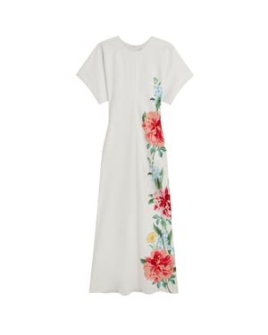 Weißes Maxikleid Von Ted Baker Dodia Column
