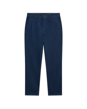 Ted Baker Westton Straight Fit Chino Aus Dunkelblauem Denim