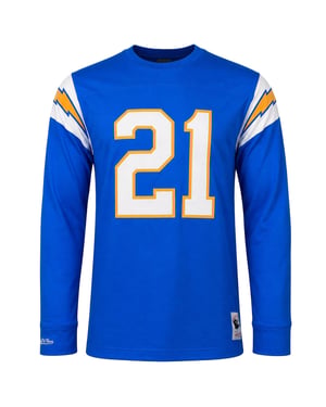 Mitchell & Ness NFL San Diego Chargers #21 Tomlinson Herren Blaues Oberteil