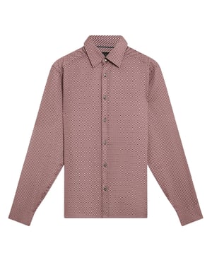 Ted Baker Jozef Mini Geo Print Helllila Hemd