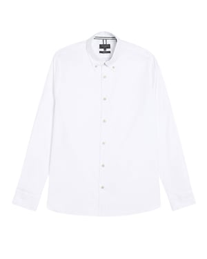 Ted Baker Allarde Regular Branded White Oxford Shirt