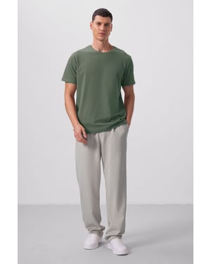 Herren Palazzo-Hosen mit weitem Bein