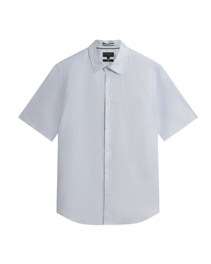 Ted Baker Palomas Hellblaues Leinenhemd
