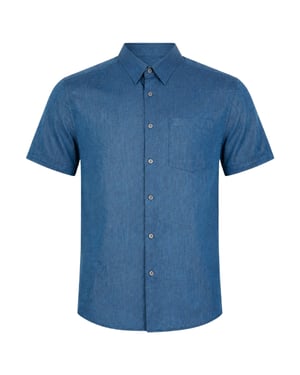 Ted Baker Palomas Leinenhemd In Marineblau