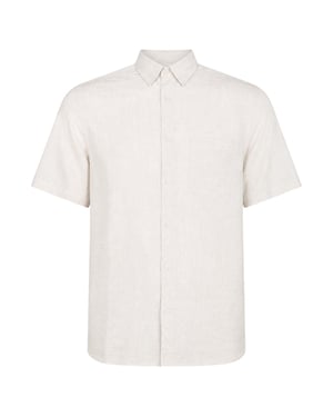 Ted Baker Palomas Stone Leinenhemd