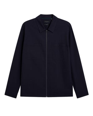 Ted Baker Kailins Zip-thru Navy Overshirt