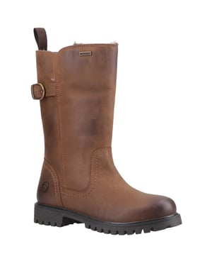 Cotswold Winchcombe Leder Damen Tan Boots