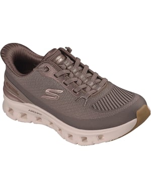 Skechers Arch Fit Glide-Step Pro Golden Pace Textil Damen Sneaker Braun/Gold