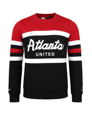 Mitchell & Ness MLS Atlanta United Herren Rot/Schwarz Pullover