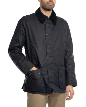 Barbour Ashby Wachsjacke, Blau
