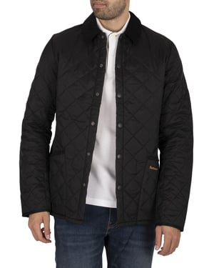 Barbour Heritage Liddesdale Quiltjacke, Schwarz