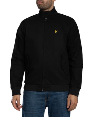 Lyle & Scott Harrington-Jacke Aus Baumwolle, Schwarz