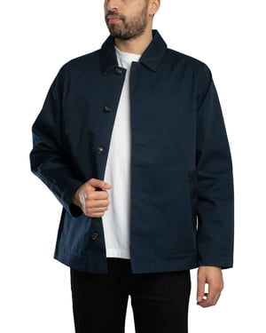 Barbour Kurze Wasserdichte Rokig-Jacke, Blau