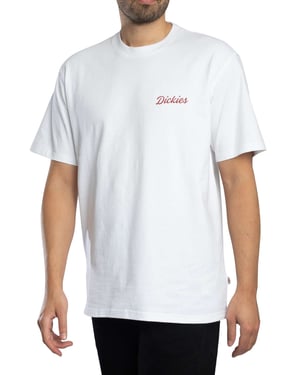 Dickies Wellsville Rückengrafik-T-Shirt, Weiß