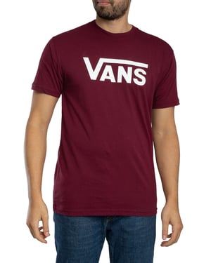 Vans Klassisches Logo T-Shirt, Rot