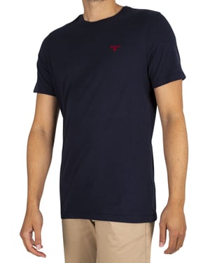 Barbour Maßgeschneidertes Sport-T-Shirt - Blau