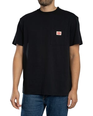 Deus Ex Machina Teile- Und Service-Taschen-T-Shirt, Schwarz