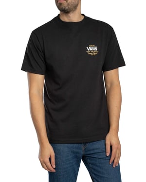 Vans T-Shirt Mit Halter-Rückengrafik, Schwarz