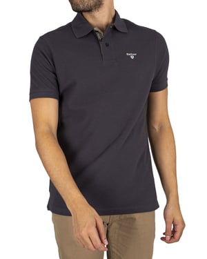 Barbour Tartan Pique Poloshirt, Blau