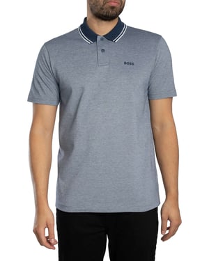 BOSS Peoxford Polohemd, Blau