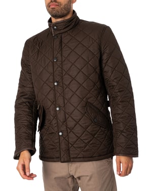 Barbour Powell Steppjacke, Grün