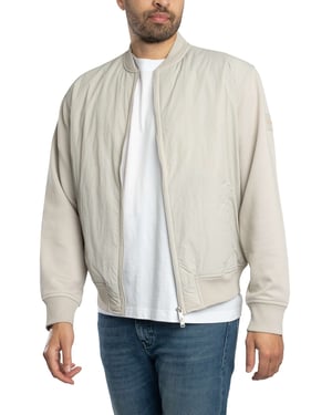 BOSS Ze Smartcore Bomberjacke, Grau