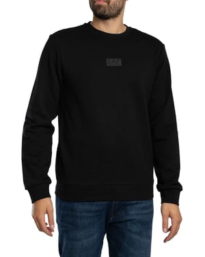 EA7 Back Box Logo Sweatshirt - Schwarz