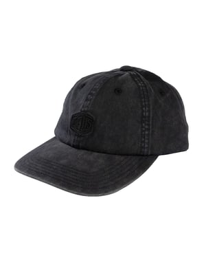 Deus Ex Machina Shield Garment Dyed Dad Cap, Schwarz