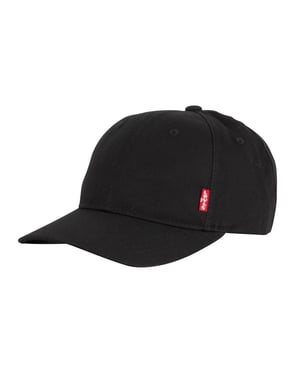 Levi's Rote Tab-Baseballmütze, Schwarz