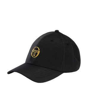 Sergio Tacchini Marz Classic 6 Panel Cap, Schwarz