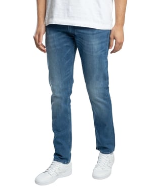 Replay Grover Straight Jeans, Blau