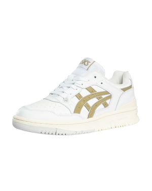 Asics EX89 Leder-Sneakers, Weiß