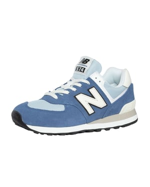 New Balance 574 Wildleder Trainer, Blau