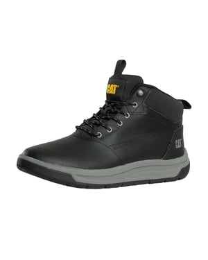 Caterpillar APA Cush Sport Lederstiefel, Schwarz