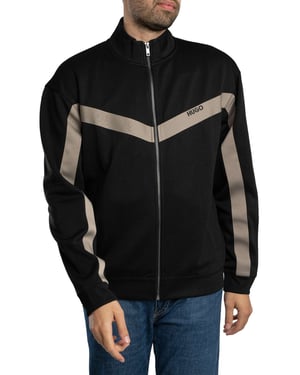 HUGO Darti Trainingsjacke, Schwarz