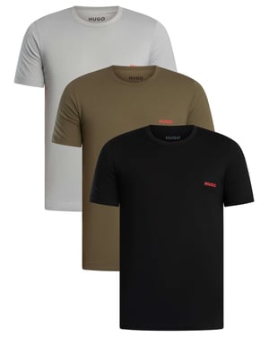 HUGO 3Er Pack Lounge T-Shirts, Mehrfarbig