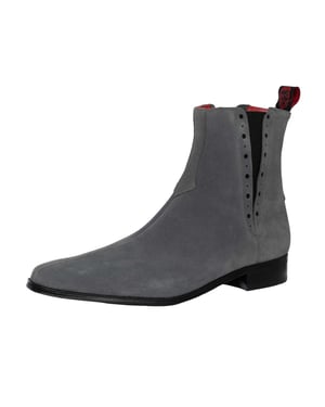 Jeffery West Chelsea-Stiefel Aus Wildleder, Grau