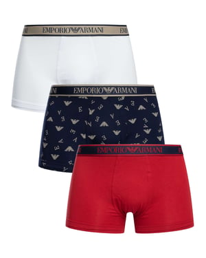 Emporio Armani 3 Packungsstämme, Mehrfarbig