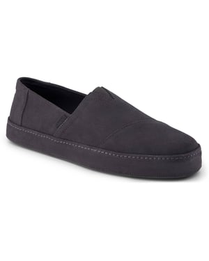 TOMS Alpargata Premium Leder Herren Espadrilles in Forged Iron