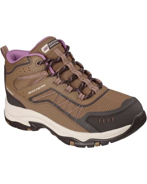 Skechers Trego Ashaway Leder Wanderschuhe für Damen in Tan/Braun