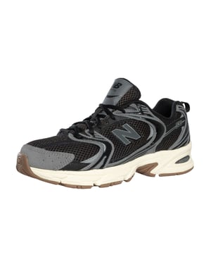 New Balance 530 Mesh-Turnschuhe, Schwarz