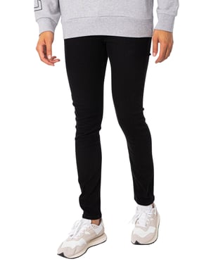 Jack & Jones Liam Original 773 Skinny Jeans, Schwarz
