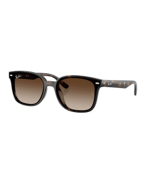 Ray-Ban Rechteckige Sonnenbrille RB4461D, Braun