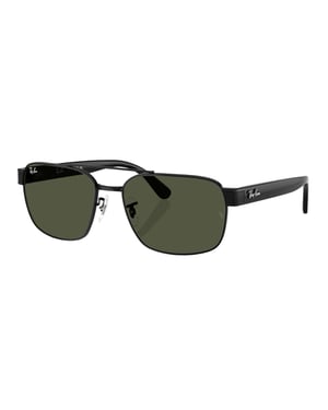 Ray-Ban RB3751 Eckige Sonnenbrille, Schwarz