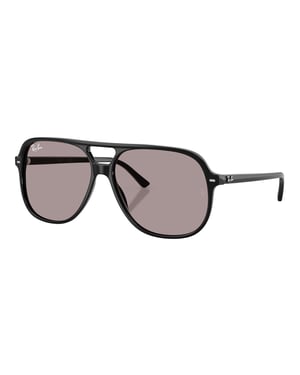 Ray-Ban Eckige Sonnenbrille Bill, Schwarz