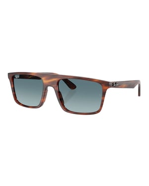 Ray-Ban RB2222 Quadratische Sonnenbrille, Braun