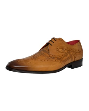 Jeffery West Schottische Derby-Schuhe Aus Leder, Braun
