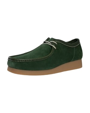 Clarks Wallabee Evo Wildlederschuhe, Grün