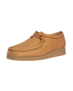 Clarks Wallabee Evo Leder-Sneaker, Braun